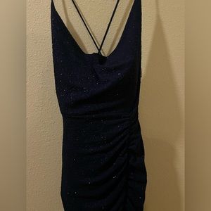 Dark Blue Glitter Dress